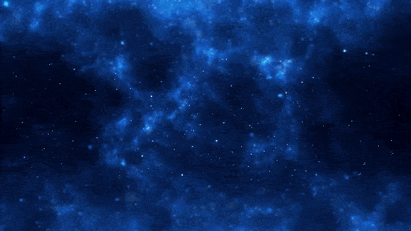 Голубая туманность и частицы