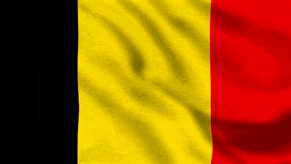 Анимированный флаг Бельгии