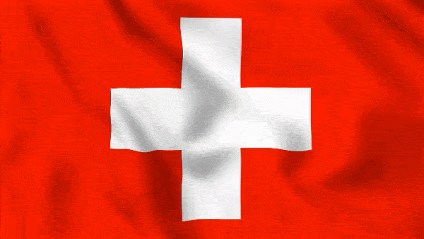 Анимированный флаг Швейцарии