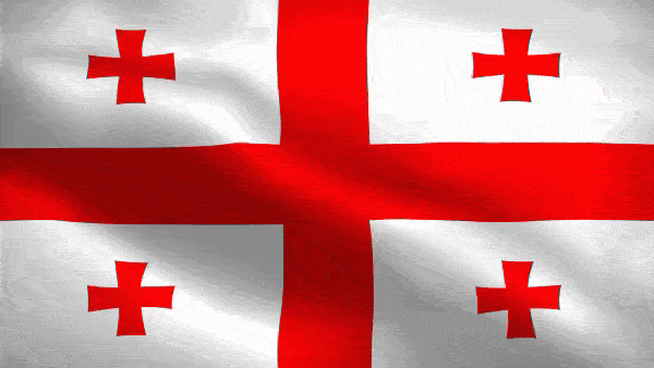 Анимированный флаг Грузии