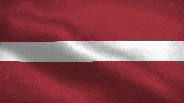 Анимированный флаг Латвии