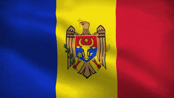 Анимированный флаг Молдовы