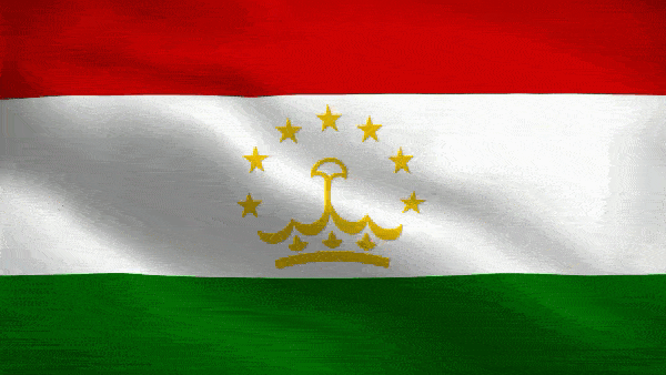 Анимированный флаг Таджикистана