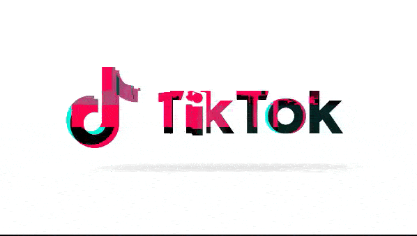 Глитч логотип TikTok