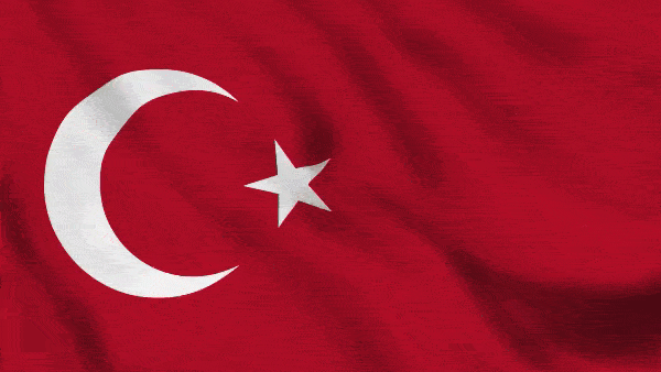 Анимированный флаг Турции