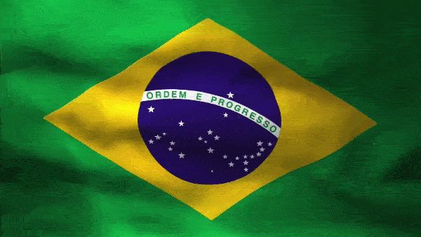 Анимированный флаг Бразилии