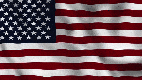 Анимированный флаг США 2
