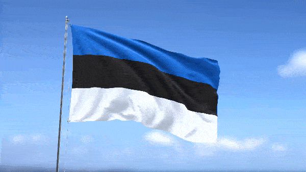 Анимированный флаг Эстонии