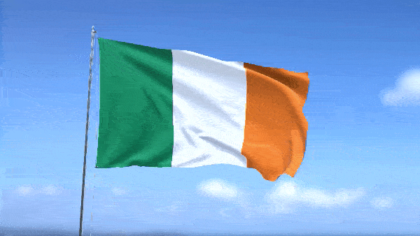 Анимированный флаг Ирландии