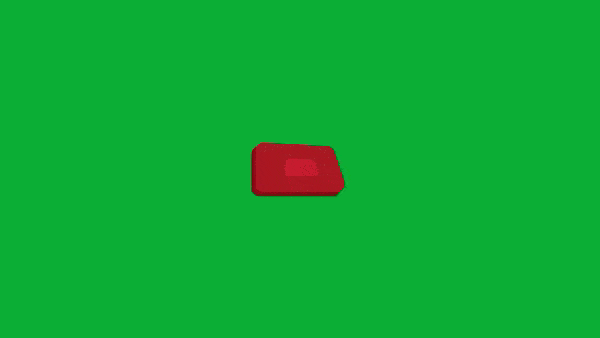 Красная кнопка в корзину