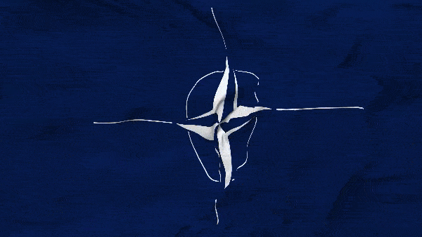 Анимированный Флаг НАТО