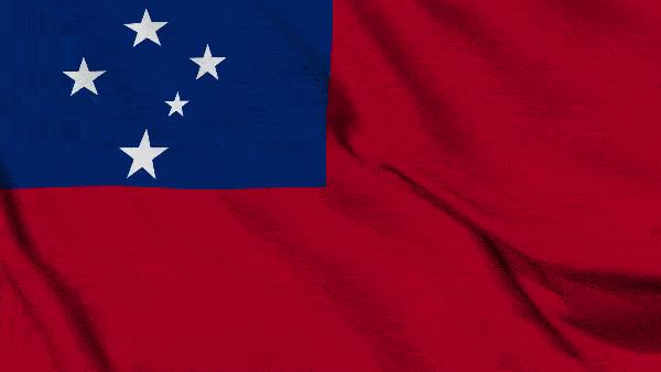 Анимированный флаг Самоа