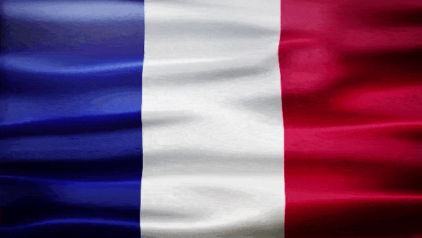 Анимированный флаг Франции версия 2