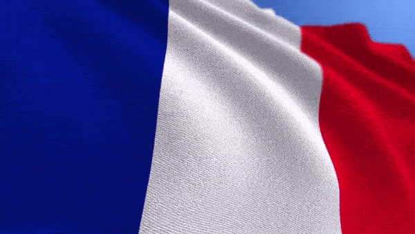 Анимированный флаг Франции