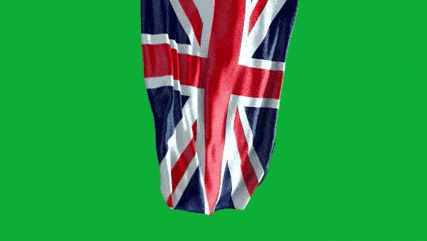 Анимированный флаг Британии