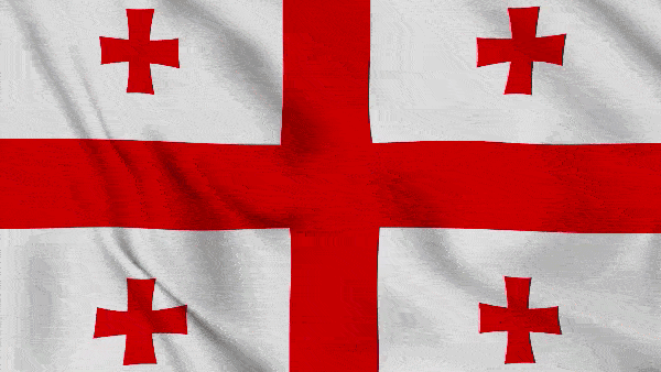 Анимированный флаг Грузии вариант 2