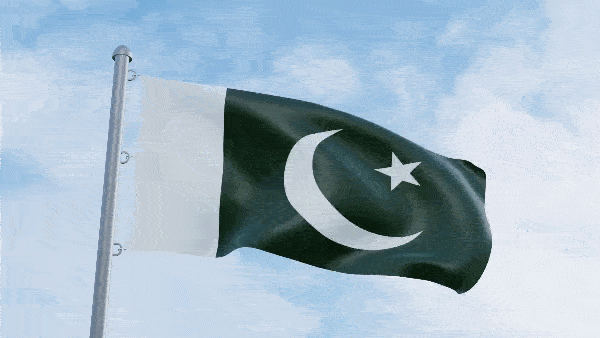 Анимированный флаг Пакистана