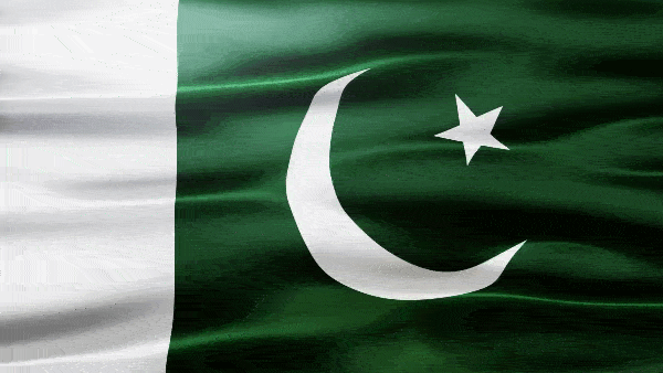 Анимированный флаг Пакистана