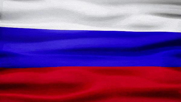 Анимированный флаг России версия 5