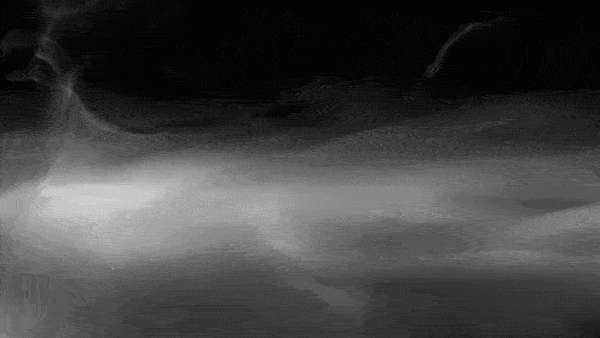 футаж Белый дым, туман на чёрном фоне 4K вариант 4