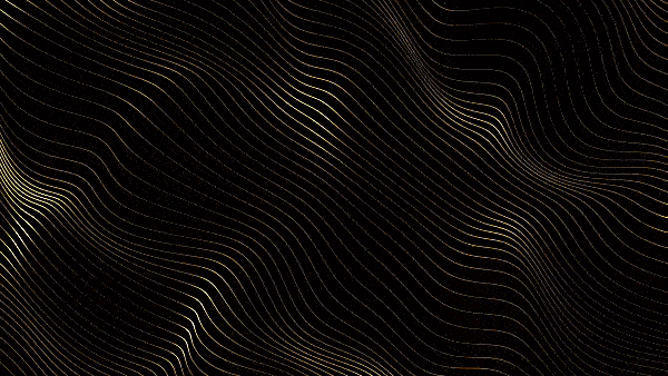 футаж золотые анимированне линии волнообразные