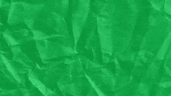 футаж покадравая анимация мятой бумаги зелёного цвета