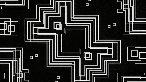 Абстрактные фигуры ЧБ