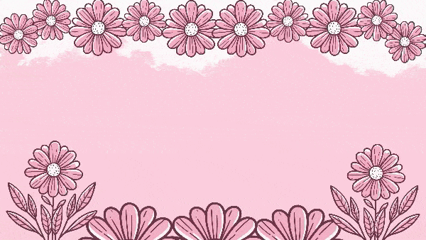 Нарисованные цветы