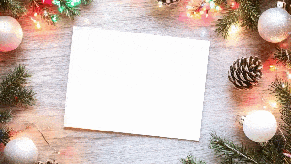 Рождественская открытка