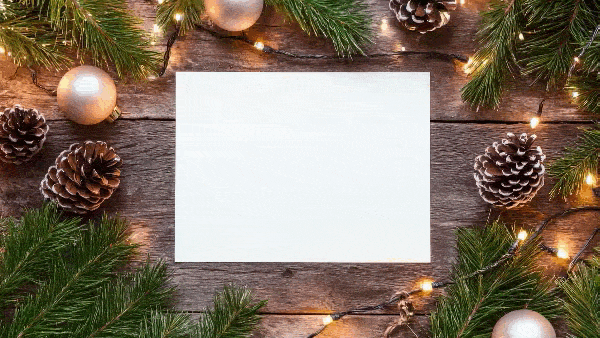 Рождественская открытка